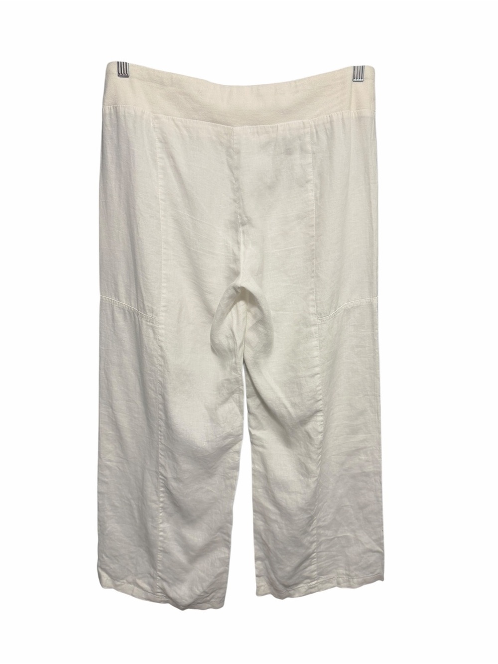 Eileen Fisher Organic Linen Pants White - Picture 3 of 8